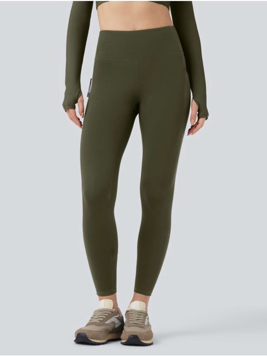 HALARA Pants - HALARA Olive High-Rise Performance Leggings